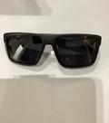 Óculos de sol polarizado masculino cinza e preto - acetato