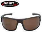 Óculos de sol Polarizado Matte brown - SAINT