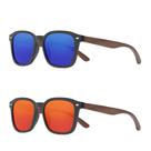 Óculos De Sol Polarizados De Madeira Nogueira 2 Peças Anti-UV400 Olho De Gato Moda Feminina Óculos De Sol Polarizados De Madeira Nogueira 2 Peças Anti-UV400 Olho De Gato Moda Feminina