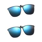 Óculos De Sol Polarizados Fotochromic Para Homens Com Clip-On Visão Noturna Antirreflexo Vintage