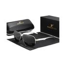 Óculos de Sol Polarizados Kingseven UV400 - Armação de Alumínio - Moda Espelhada para Homens