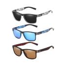 Óculos De Sol Polarizados Quadrados Para Homens E Mulheres Com Proteção UV 123 Pack Moda Para