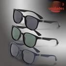 Óculos De Sol Polarizados Unissex, 3 Peças, Anti-reflexo, Quadrados, Para Viagens Ao Ar Livre,