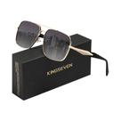 Óculos De Sol Polarizados UV400 Anti-reflexo Para Homens KINGSEVEN, Estilo Retro Quadrado