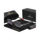 Óculos De Sol Polarizados UV400 KINGSEVEN Luxuosos Com Armação Redonda Casual Para Mulheres