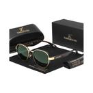 Óculos De Sol Polarizados UV400 KINGSEVEN Luxuosos Com Armação Redonda Moda Casual Para Mulheres