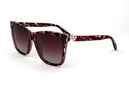 Óculos de Sol Polaroid PLD 4078/S/X Square Burgundy - Feminino