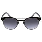 Óculos de Sol Police S8950 Unissex Redondo em Metal Preto