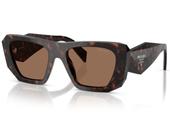 Óculos De Sol Prada Design Marrom Tartaruga PRB18S 17N06B-53