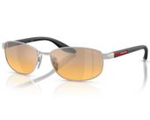 Óculos De Sol Prada Linea Rossa Prata PSB53S 1BC40Z-58