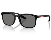Óculos De Sol Prada Linea Rossa Preto Fosco Polarizado PSA08S DG002G-56