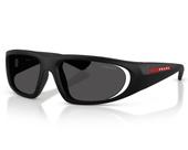 Óculos De Sol Prada Linea Rossa Preto Fosco PSB03S 1BO06F-57