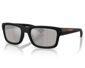 Óculos De Sol Prada Linea Rossa Preto Fosco PSB10S 1BO80Z-54 Óculos De Sol Prada Linea Rossa Preto Fosco PSB10S 1BO80Z-54