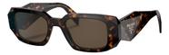 Óculos De Sol Prada Pr 17ws 2au8c1 49-20 145 Retangular Tartaruga Marrom Óculos De Sol Prada Pr 17ws 2au8c1 49-20 145 Retangular Tartaruga Marrom