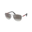 Óculos de Sol Prada Prateado 0PS 54ZS 1BC02M Óculos de Sol Prada Prateado 0PS 54ZS 1BC02M