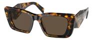 Óculos De Sol Prada Spr08y 01v-8c1 51 18 145 Havana Borboleta Havana Translucido Marrom