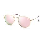 Óculos de sol Pro Acme Hexagonal Frame Pink Mirrored Lens 51