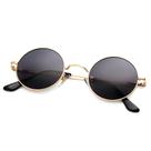 Óculos de sol Pro Acme pequenos redondos polarizados UV400 dourado/preto