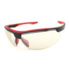 Óculos de sol proteção esportivo steelflex neon incolor in-out corrida ciclismo motocross trilha bik