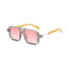 Óculos de sol punk masculino marca designer quadrado óculos de sol uv400 moda legal tons feminino
