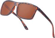 Óculos De Sol Quadrado Lentes com Proteção Uv400 Moderno