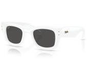 Óculos De Sol Ray Ban Aap Rocky Wayfarer Puffer Branco RB4940 67187-47