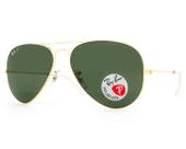 Óculos De Sol Ray Ban Aviador Polarizado RB3025L 001/58-58
