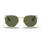 Óculos de Sol Ray-Ban Hexagonal Dourado 0RB3548NL 001 51