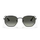 Óculos de Sol Ray-Ban Hexagonal Preto 0RB3548 002/7154
