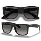 Óculos De Sol Ray Ban Justin Classic Preto Fosco RB4165L Tamanho 57 Óculos De Sol Ray Ban Justin Classic Preto Fosco RB4165L Tamanho 57
