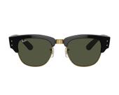 Óculos de Sol Ray Ban Mega Clubmaster RB0316S 901 31 53 Preto Lente Verde Original Óculos de Sol Ray Ban Mega Clubmaster RB0316S 901 31 53 Preto Lente Verde Original