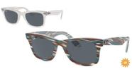 Óculos De Sol Ray Ban RB2140 1407R5 50 Photochromic Lente Azul Original