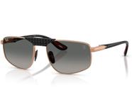 Óculos de sol Ray Ban RB3776M F127/71 5818 Scuderia Ferrari