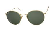 óculos de sol Ray Ban Round metal mod rb3447NL 001 tamanho 53