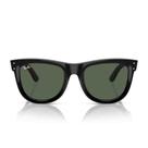 Óculos de Sol Ray-Ban Wayfarer Reverse Preto 0RBR0502S 6677V Óculos de Sol Ray-Ban Wayfarer Reverse Preto 0RBR0502S 6677V