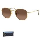 Óculos de Sol RayBan Hexagonal Lente Cristal RB3548NL 91244354 Óculos de Sol RayBan Hexagonal Lente Cristal RB3548NL 91244354