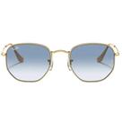 Óculos de Sol RayBan Hexagonal RB3548 0013F 54 Original Óculos de Sol RayBan Hexagonal RB3548 0013F 54 Original