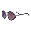 Oculos de sol redondo steampunk
