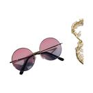 Óculos De Sol Redondos Com Armação De Metal Para Crianças Proteção UV Design Simples Óculos De Moda