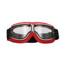 Óculos De Sol Retrô Dobráveis De Couro À Prova De Vento Para Capacete De Moto - Acessórios Óculos De Sol Retrô Dobráveis De Couro À Prova De Vento Para Capacete De Moto - Acessórios