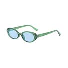 Óculos De Sol Retro Pretos Para Mulheres, Estilo Oval, UV400, Moda, Armação Pequena