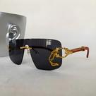 Óculos De Sol Retro Quadrados Golden Lion Para Homens E Mulheres, Marca De Luxo Designer 2024