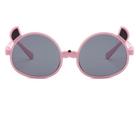 Óculos De Sol Rosa Infantil Fashion Menina Orelinha Com Proteçao Uv