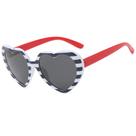 Óculos de sol SIDHGN Polarized Heart Vintage Love UV400 Pink