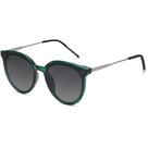 Óculos de sol SOJOS Classic Oversized Round SJ2068 verde/cinza