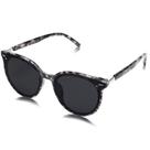 Óculos de sol SOJOS Classic Round SJ2067 para mulheres/homens com lente cinza