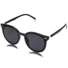 Óculos de sol SOJOS Classic Round SJ2067 para mulheres/homens preto/cinza Óculos de sol SOJOS Classic Round SJ2067 para mulheres/homens preto/cinza