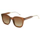Óculos de sol SOJOS Classic Square Polarized UV400 Castanho Escuro Óculos de sol SOJOS Classic Square Polarized UV400 Castanho Escuro