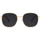 Óculos de sol SOJOS Classic Square SJ1137 para mulheres/homens dourado/cinza