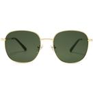 Óculos de sol SOJOS Classic Square SJ1137 para mulheres/homens dourados